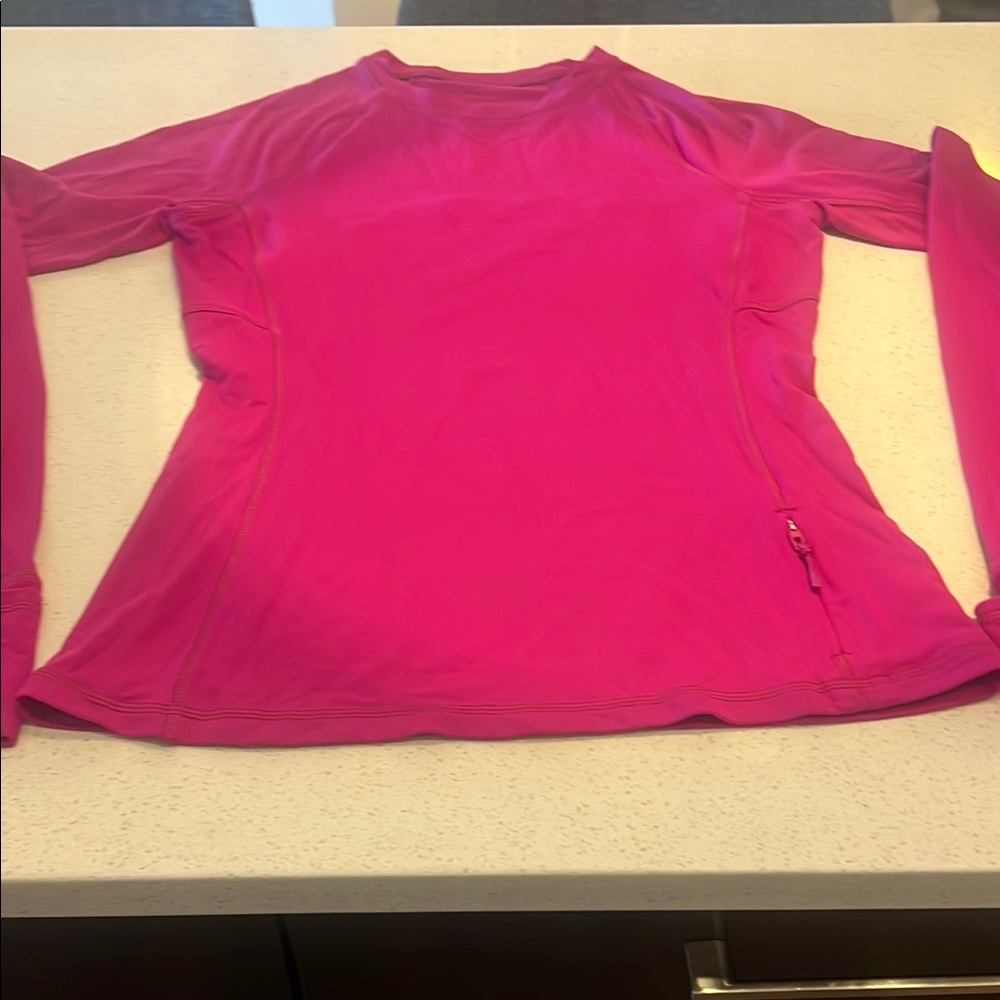 Lululemon Women's Pink Long Sleeve Top